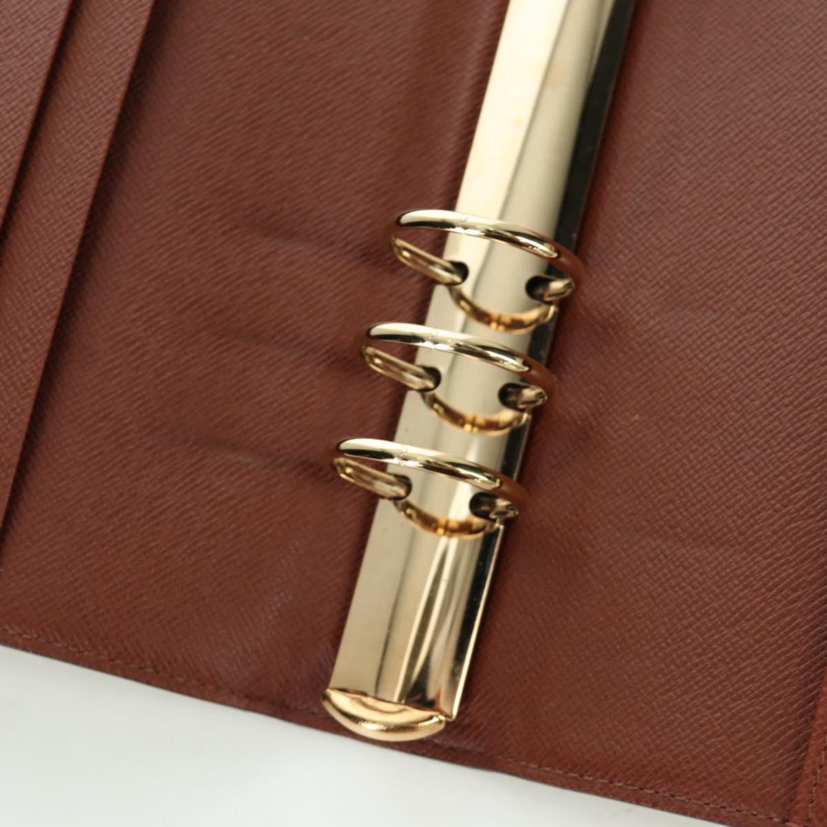 LOUIS VUITTON Monogram Agenda GM Day Planner Cover R20006 LV Auth LNZ878V