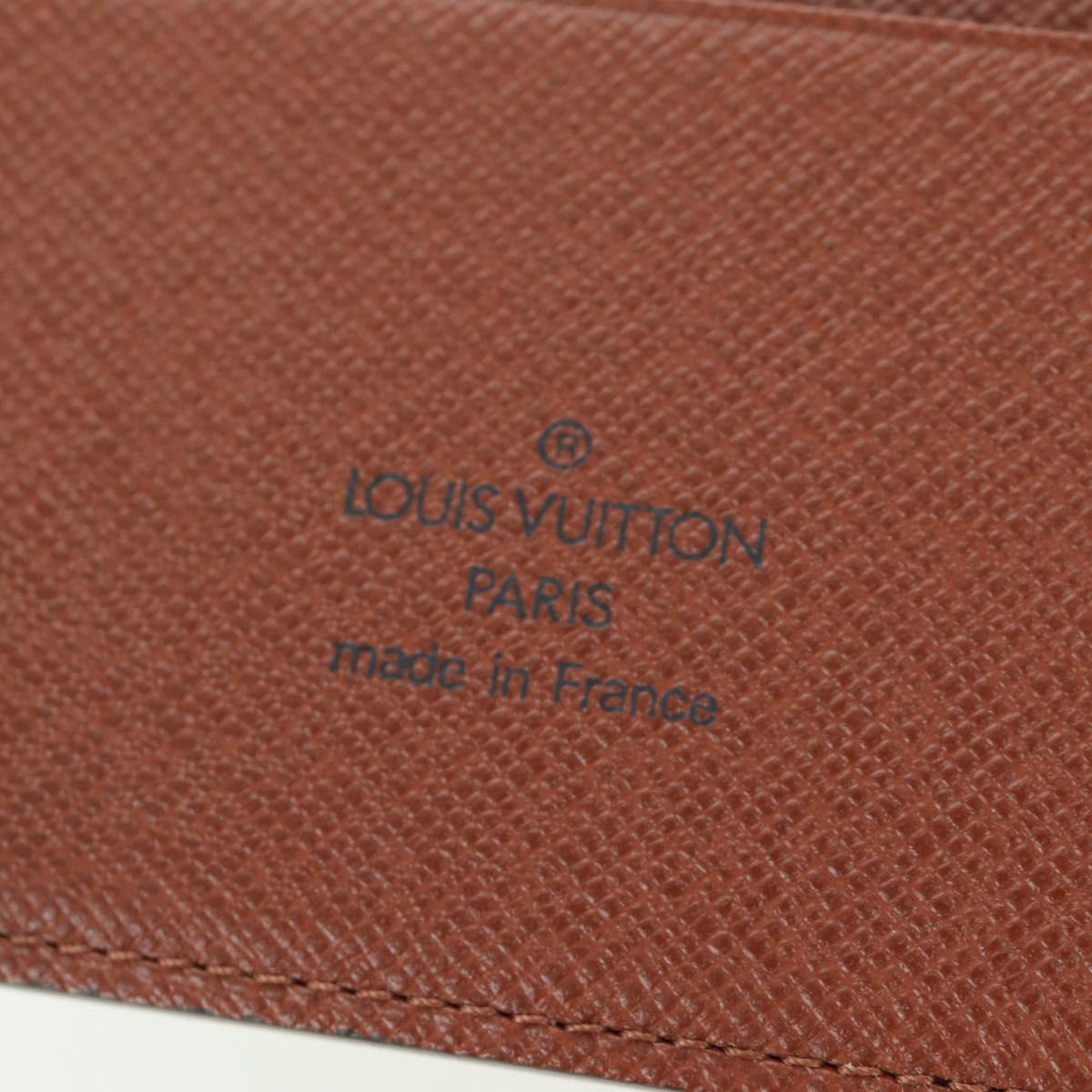 LOUIS VUITTON Monogram Agenda GM Day Planner Cover R20006 LV Auth LNZ878V