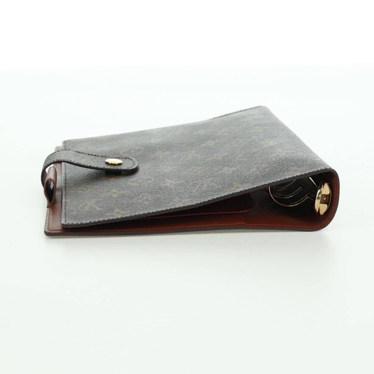 LOUIS VUITTON Monogram Agenda GM Day Planner Cover R20006 LV Auth LNZ878V