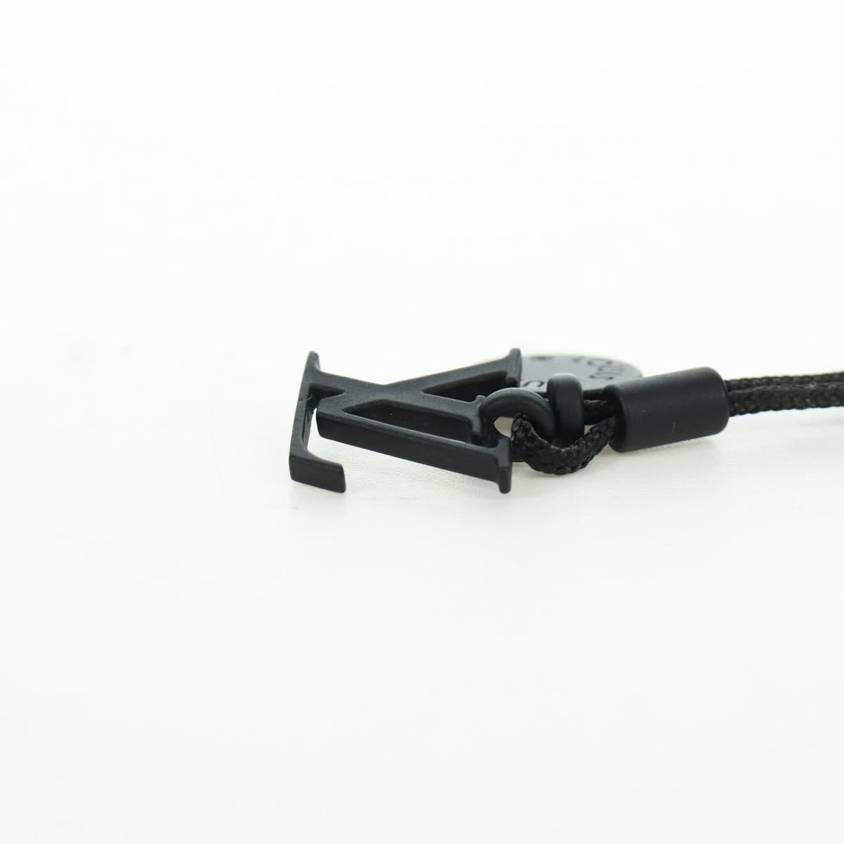 LOUIS VUITTON Collier Charms On The Go Necklace Black M63647 LV Auth LNZ880M