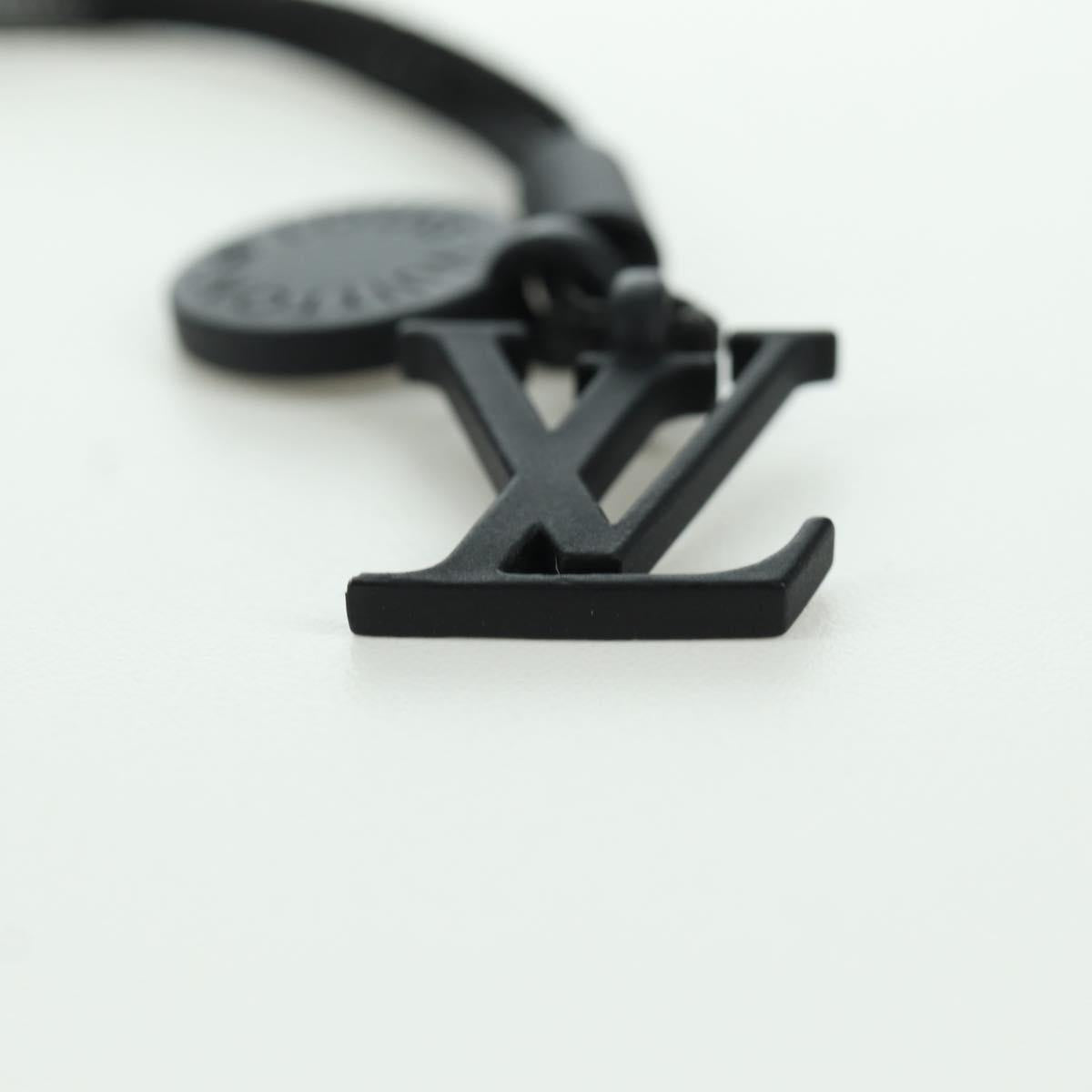 LOUIS VUITTON Collier Charms On The Go Necklace Black M63647 LV Auth LNZ880M
