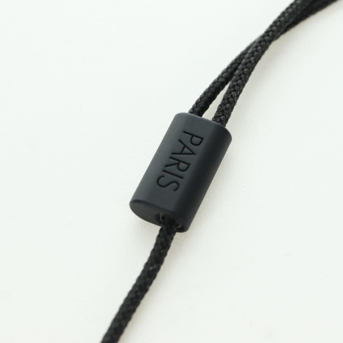LOUIS VUITTON Collier Charms On The Go Necklace Black M63647 LV Auth LNZ880M