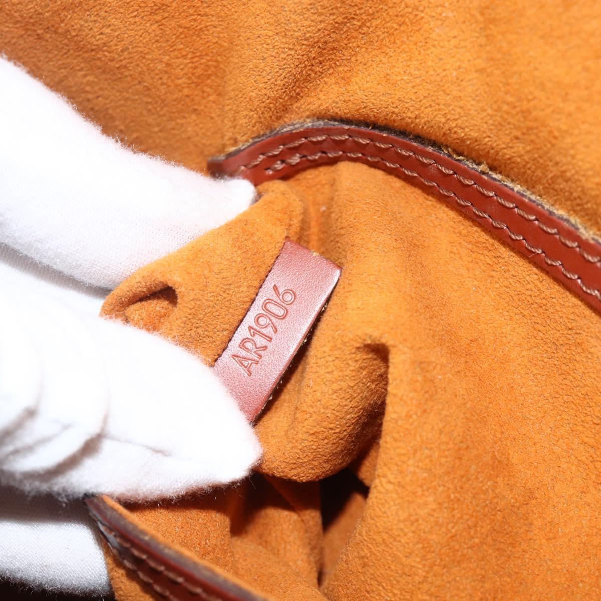LOUIS VUITTON Epi Alma Hand Bag Brown M52143 LV Auth LNZ957
