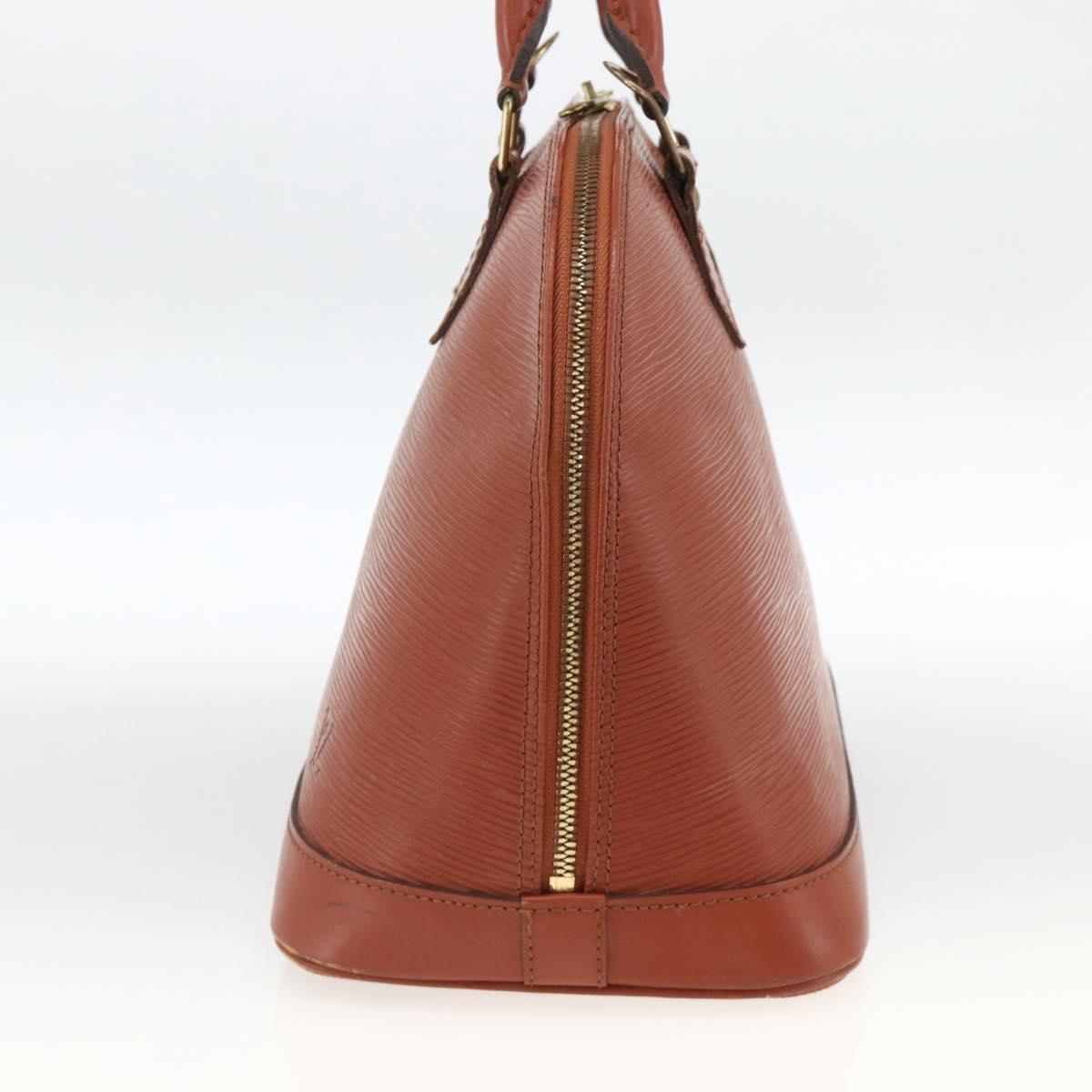 LOUIS VUITTON Epi Alma Hand Bag Brown M52143 LV Auth LNZ957