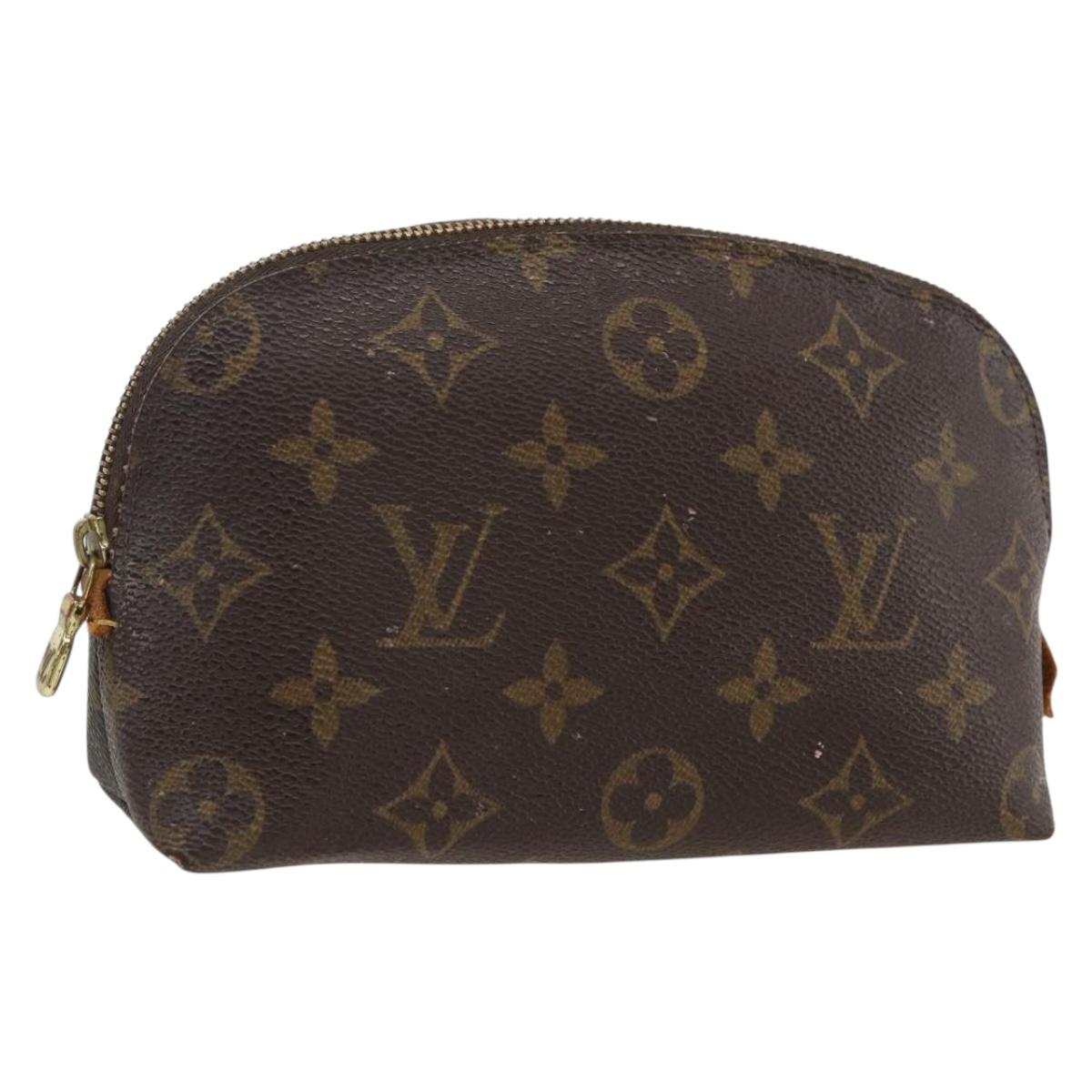LOUIS VUITTON Monogram Pochette Cosmetic PM Pouch M43998 LV Auth LNZ963