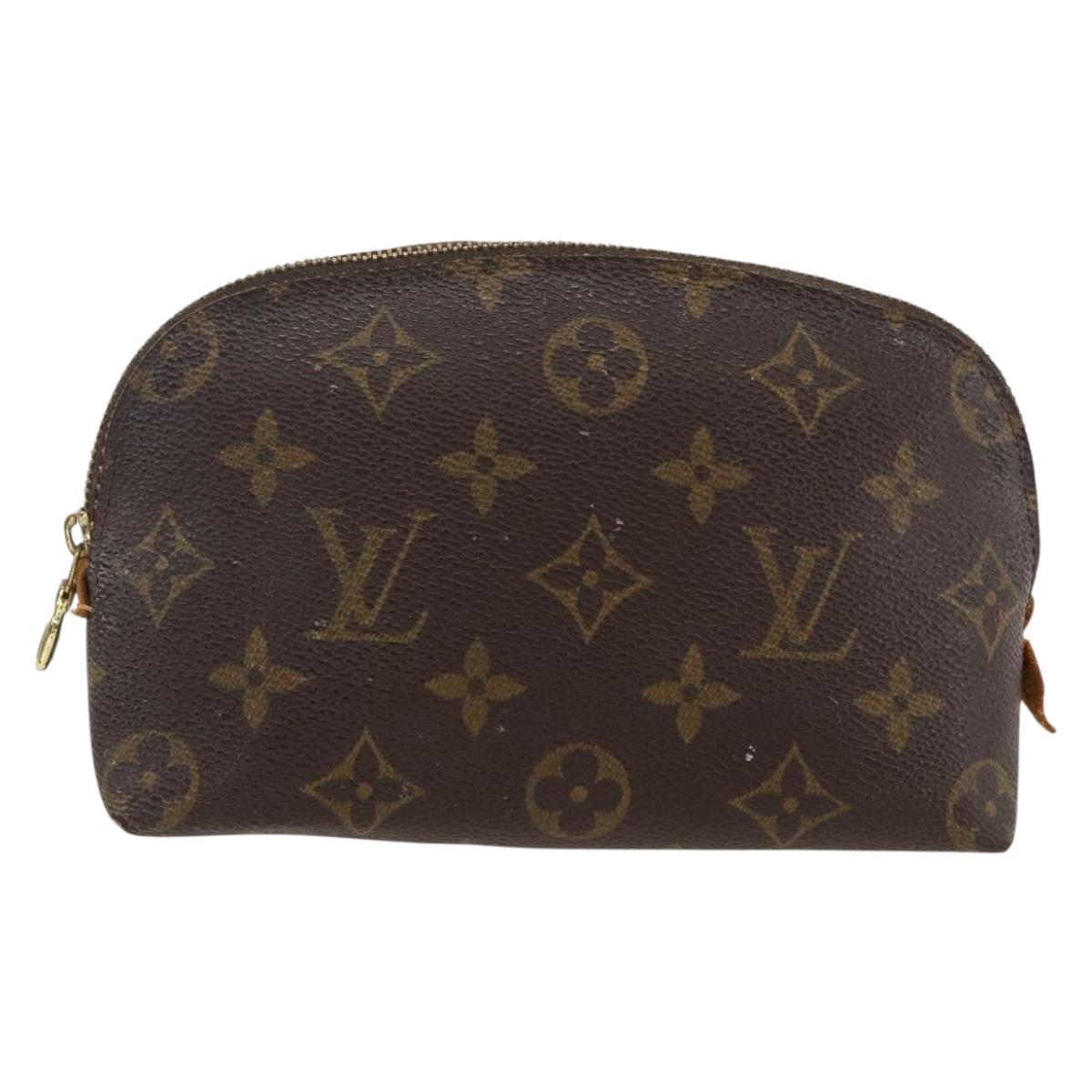 LOUIS VUITTON Monogram Pochette Cosmetic PM Pouch M43998 LV Auth LNZ963
