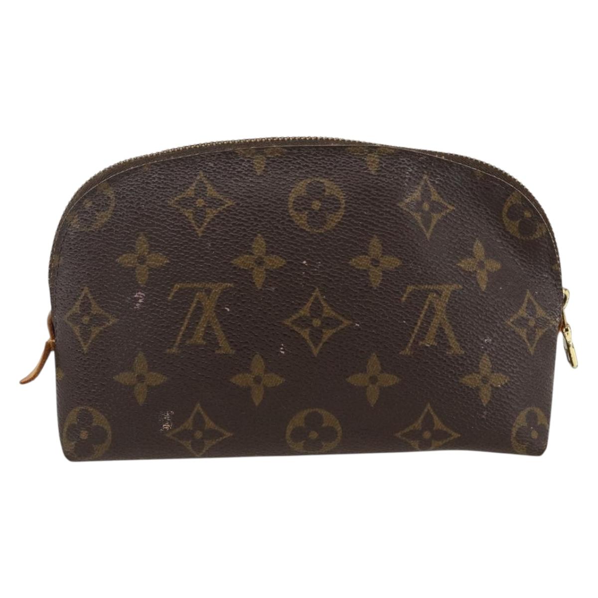 LOUIS VUITTON Monogram Pochette Cosmetic PM Pouch M43998 LV Auth LNZ963