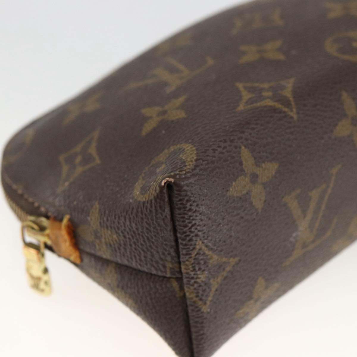 LOUIS VUITTON Monogram Pochette Cosmetic PM Pouch M43998 LV Auth LNZ963