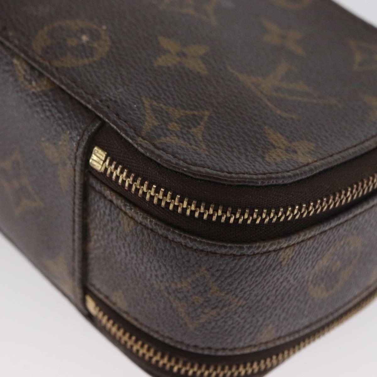 LOUIS VUITTON Monogram Trousse Blush GM Cosmetic Pouch M47505 LV Auth LNZ964