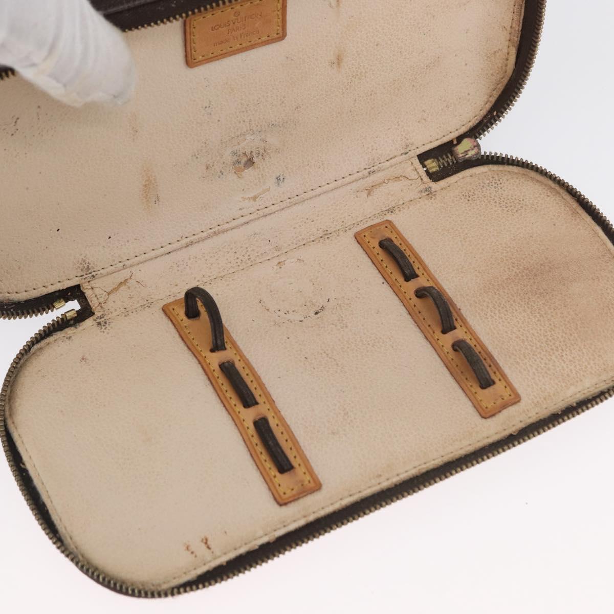 LOUIS VUITTON Monogram Trousse Blush GM Cosmetic Pouch M47505 LV Auth LNZ964