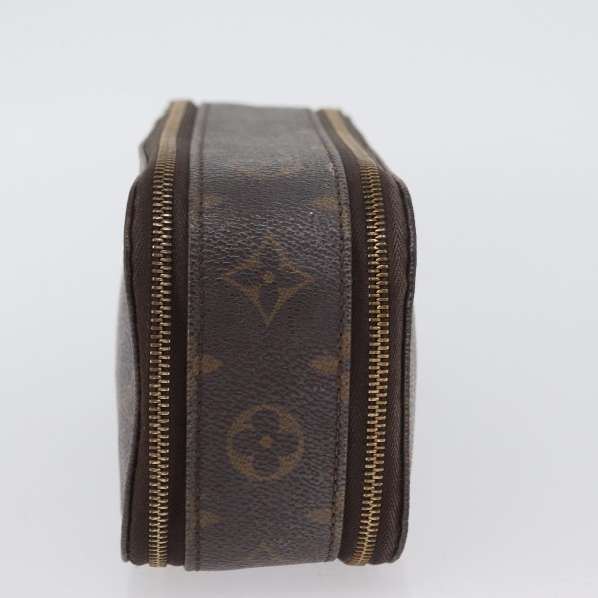 LOUIS VUITTON Monogram Trousse Blush GM Cosmetic Pouch M47505 LV Auth LNZ964