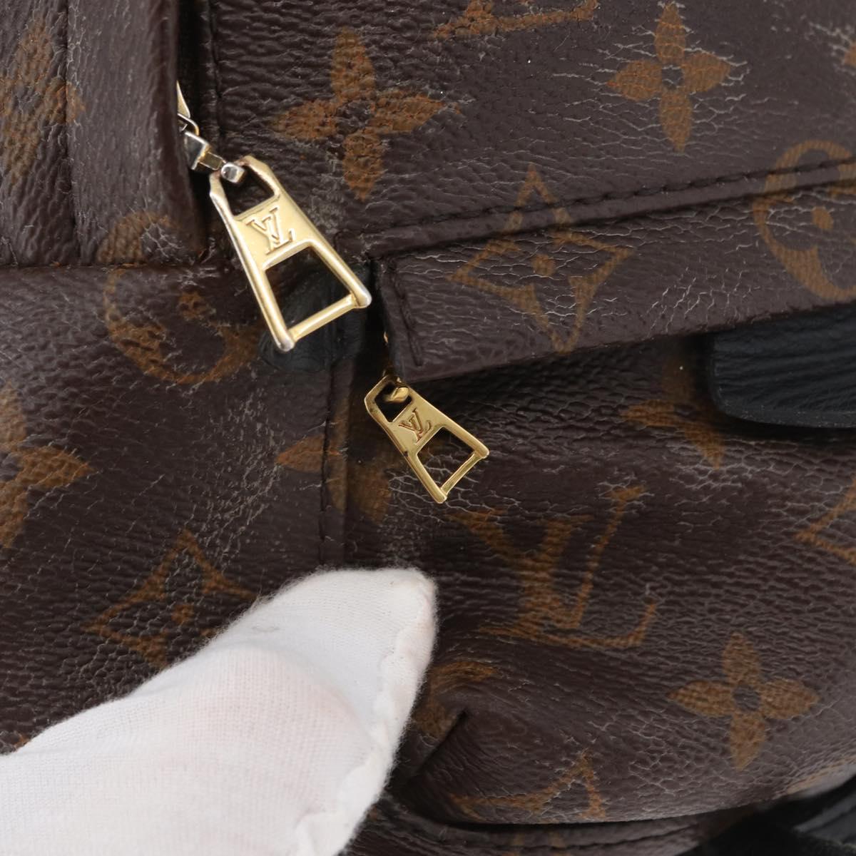 LOUIS VUITTON Monogram Palm Springs MINI Backpack M44873 LV Auth LNZ966