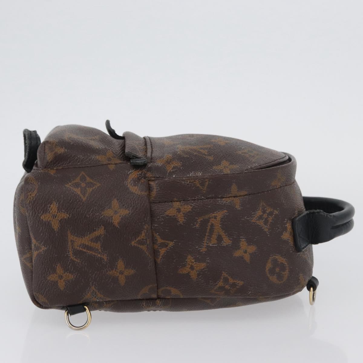 LOUIS VUITTON Monogram Palm Springs MINI Backpack M44873 LV Auth LNZ966
