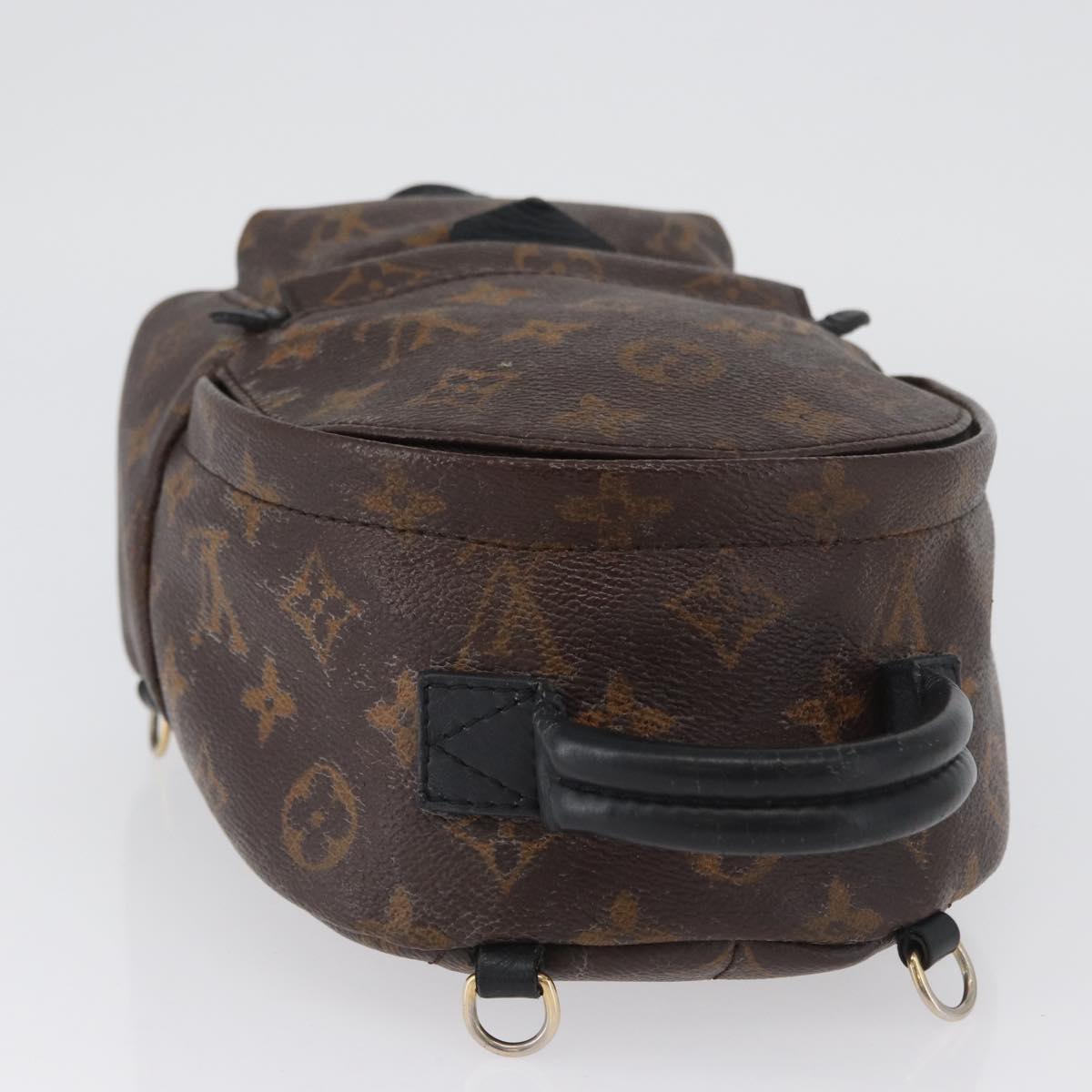 LOUIS VUITTON Monogram Palm Springs MINI Backpack M44873 LV Auth LNZ966