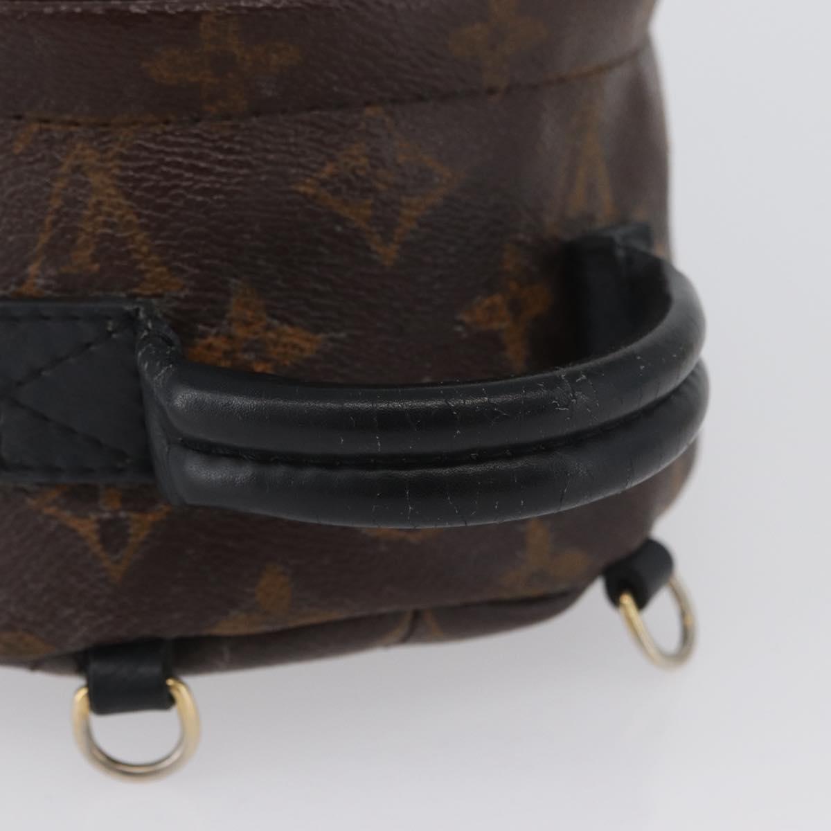 LOUIS VUITTON Monogram Palm Springs MINI Backpack M44873 LV Auth LNZ966