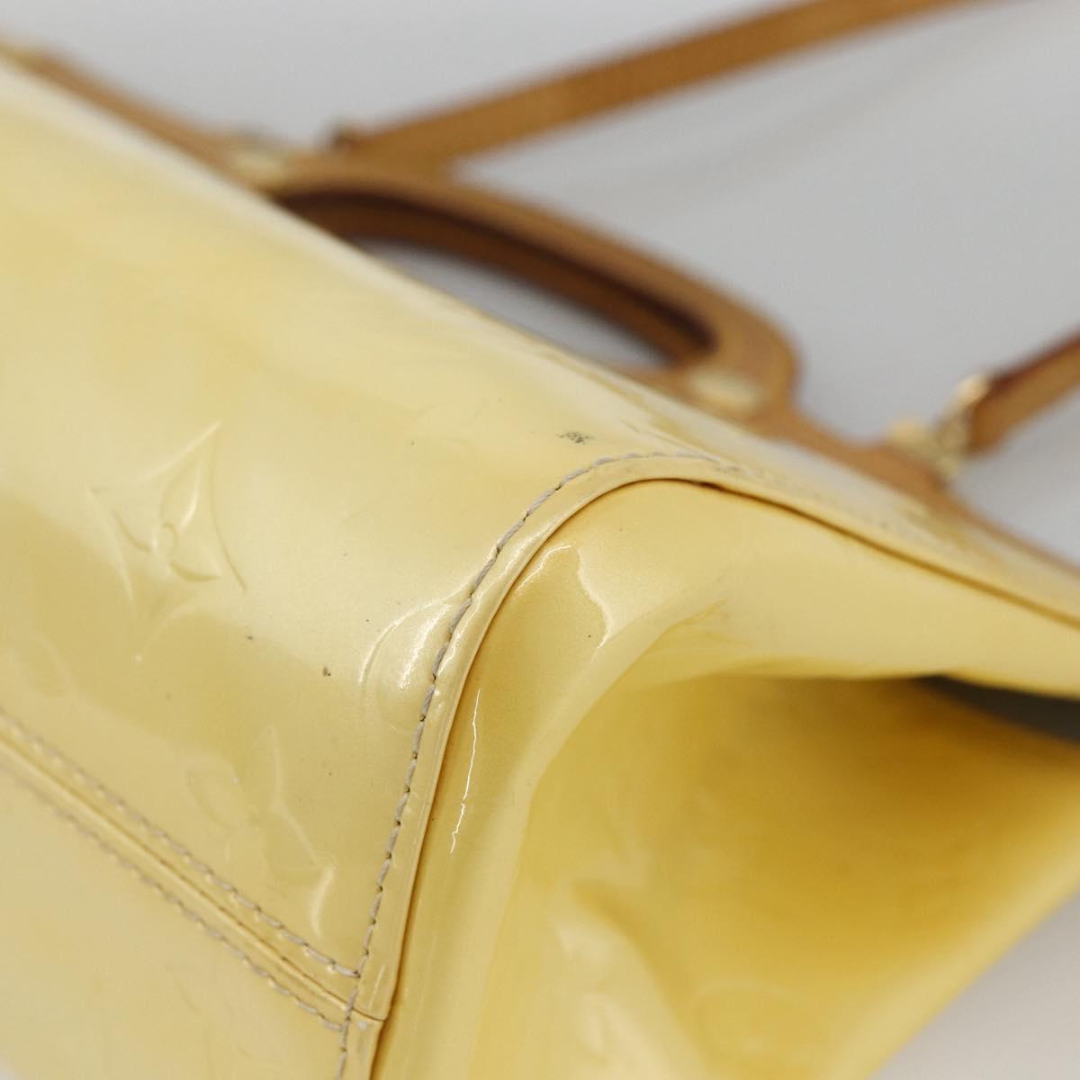 LOUIS VUITTON Monogram Vernis Roxbury Drive Bag 2Way Perle M91374 Auth LNZ982