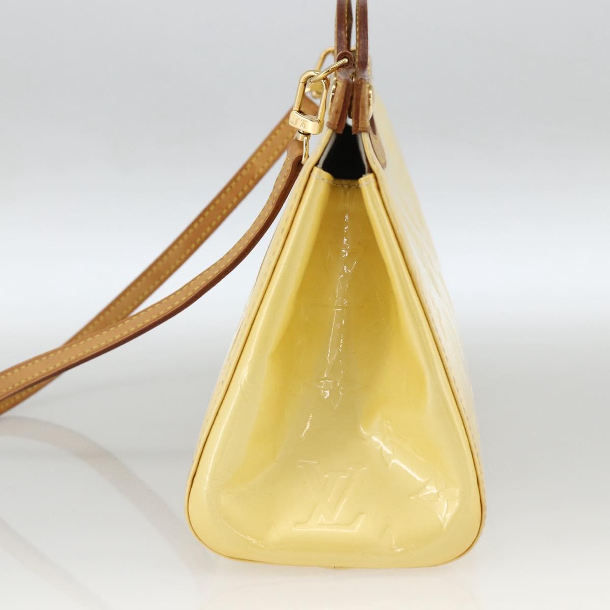 LOUIS VUITTON Monogram Vernis Roxbury Drive Bag 2Way Perle M91374 Auth LNZ982