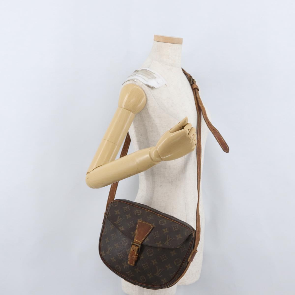 LOUIS VUITTON Monogram Jeune Fille GM Shoulder Bag M51225 LV Auth LNZ985