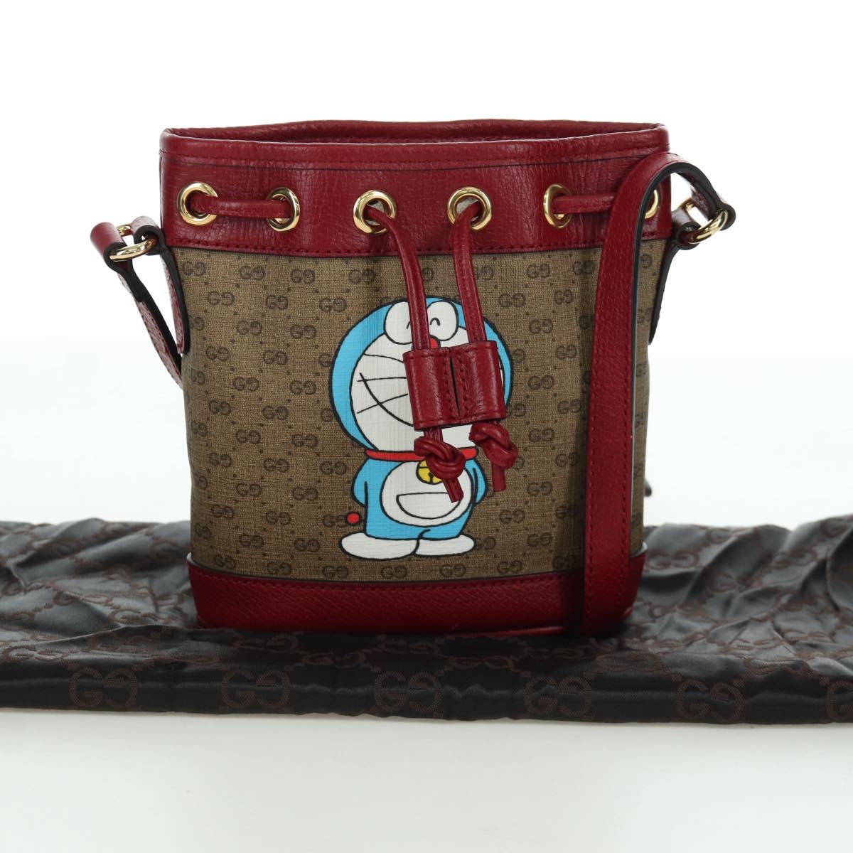 GUCCI Micro GG Supreme Fujiko-Pro Bag PVC Beige Gold 647801 Auth LNZ989SAM