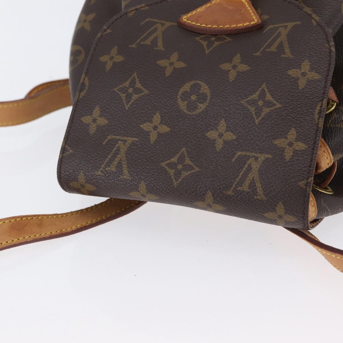 LOUIS VUITTON Monogram Montsouris MM Backpack M51136 LV Auth LNZ990A
