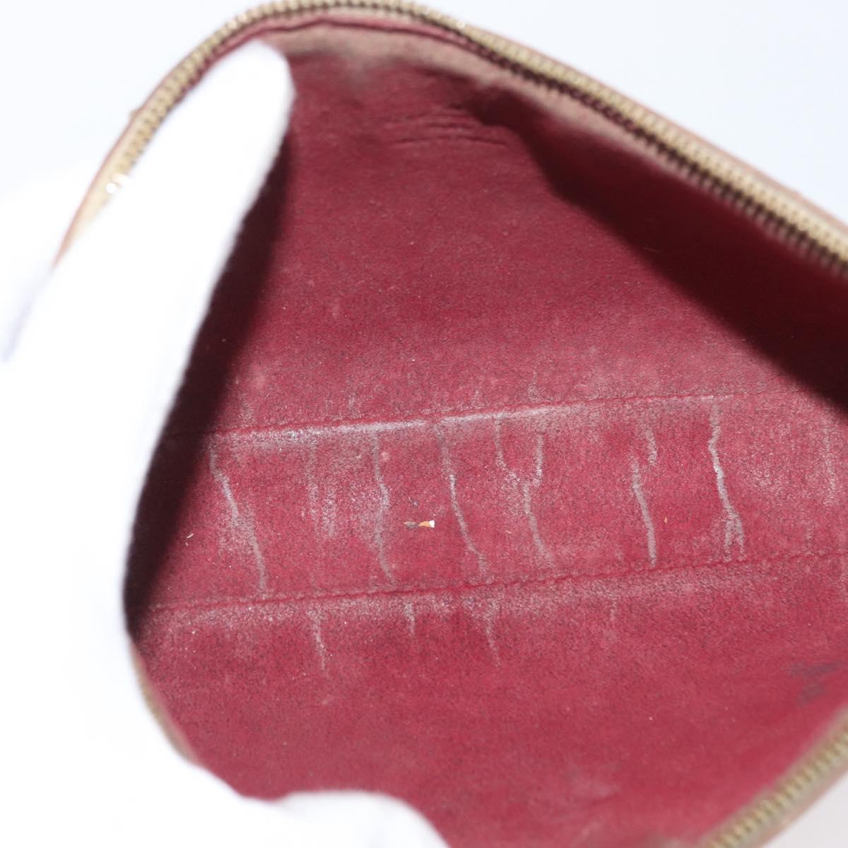 LOUIS VUITTON Multicolor Pochette Accessoires Pouch White M92649 Auth LNZ992