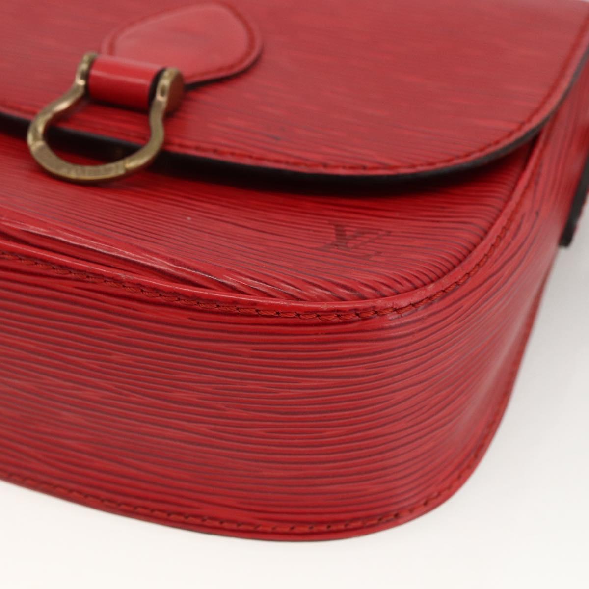 LOUIS VUITTON Epi Saint Cloud PM Shoulder Bag Red M52217 LV Auth LNZ995