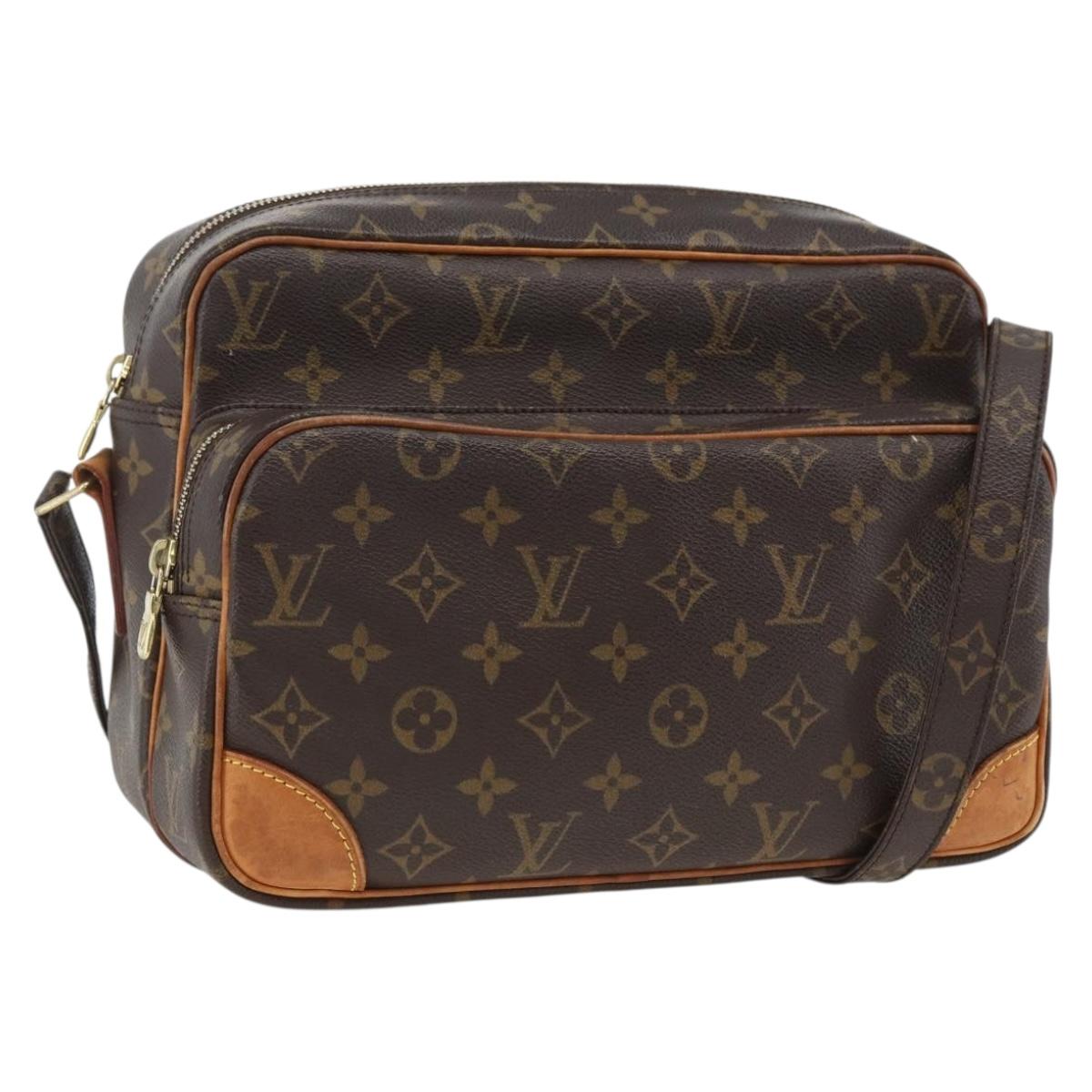 LOUIS VUITTON Monogram Nile Shoulder Bag M45244 LV Auth LNZ997A