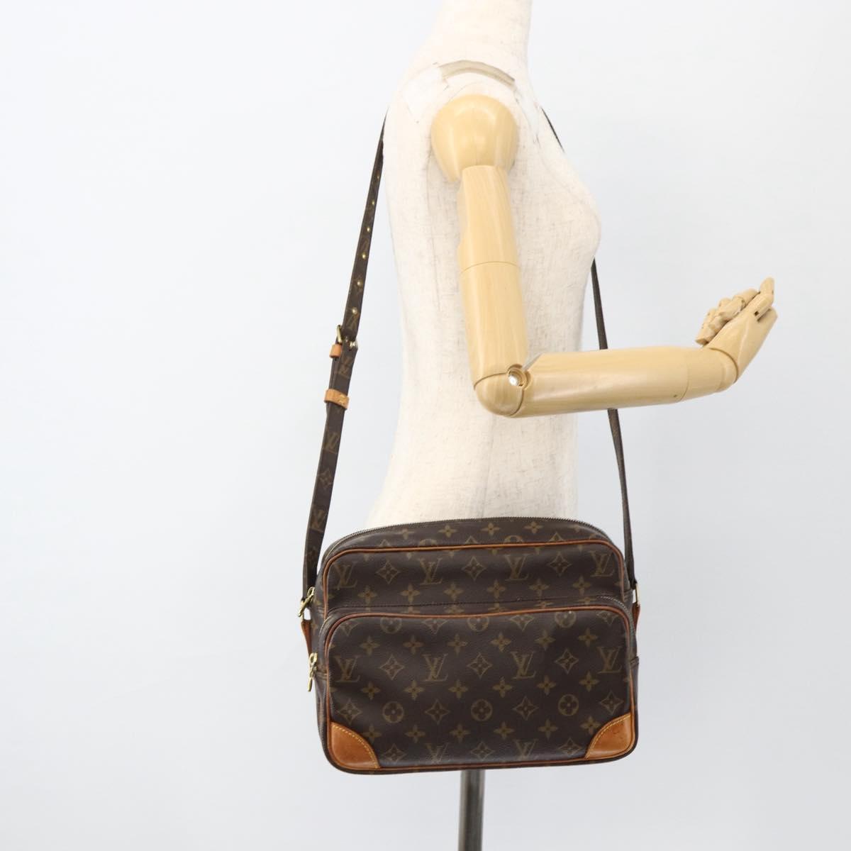 LOUIS VUITTON Monogram Nile Shoulder Bag M45244 LV Auth LNZ997A