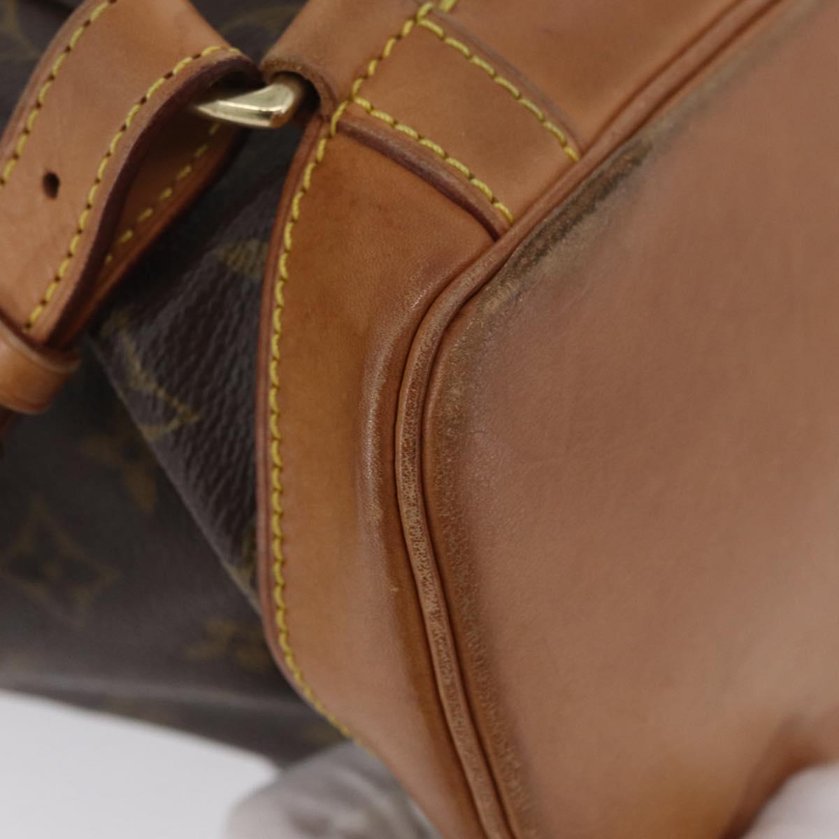 LOUIS VUITTON Monogram Montsouris MM Backpack M51136 LV Auth LNZ999A