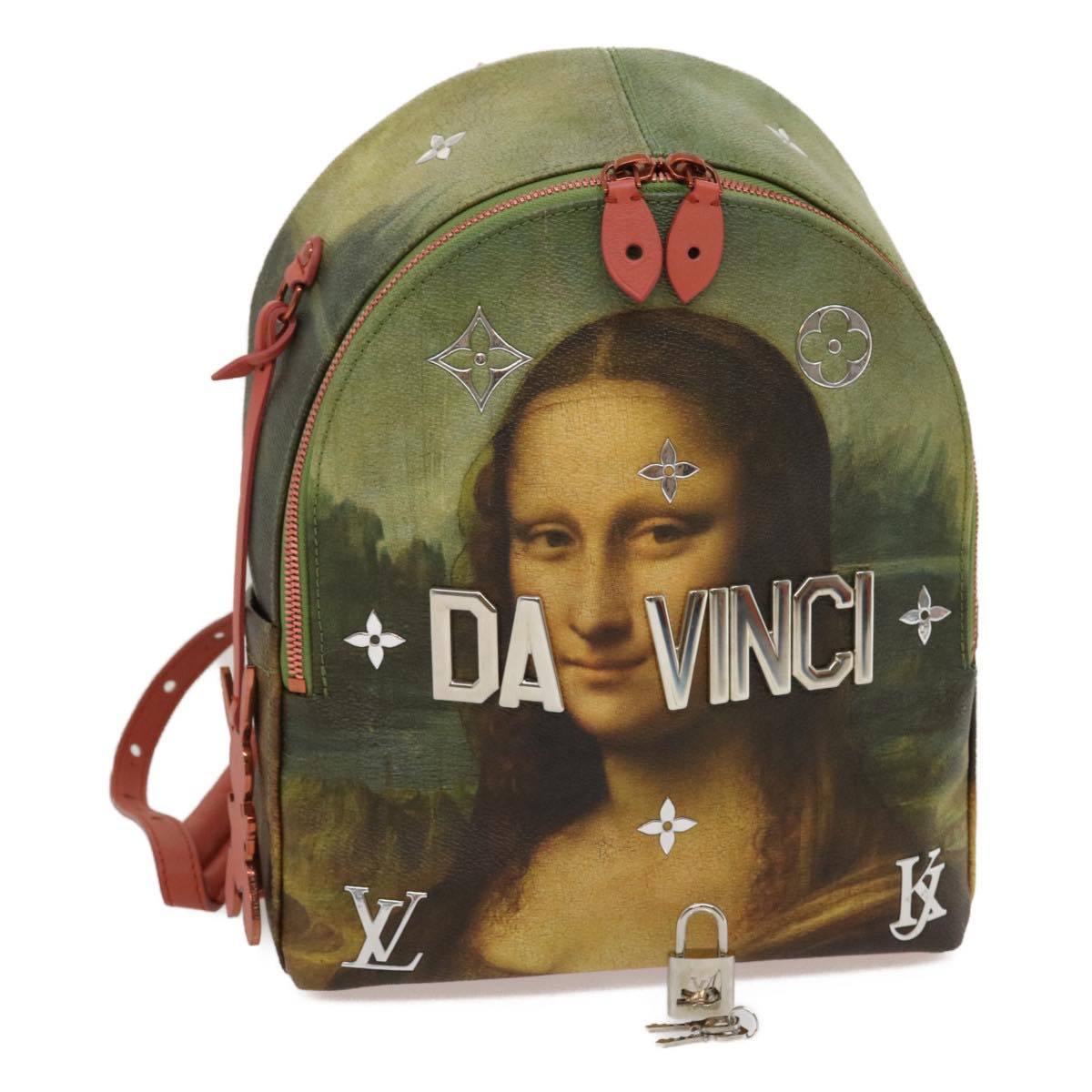 LOUIS VUITTON Masters Collection DaVinci PalmSprings Backpack M43375 Auth 67487SM