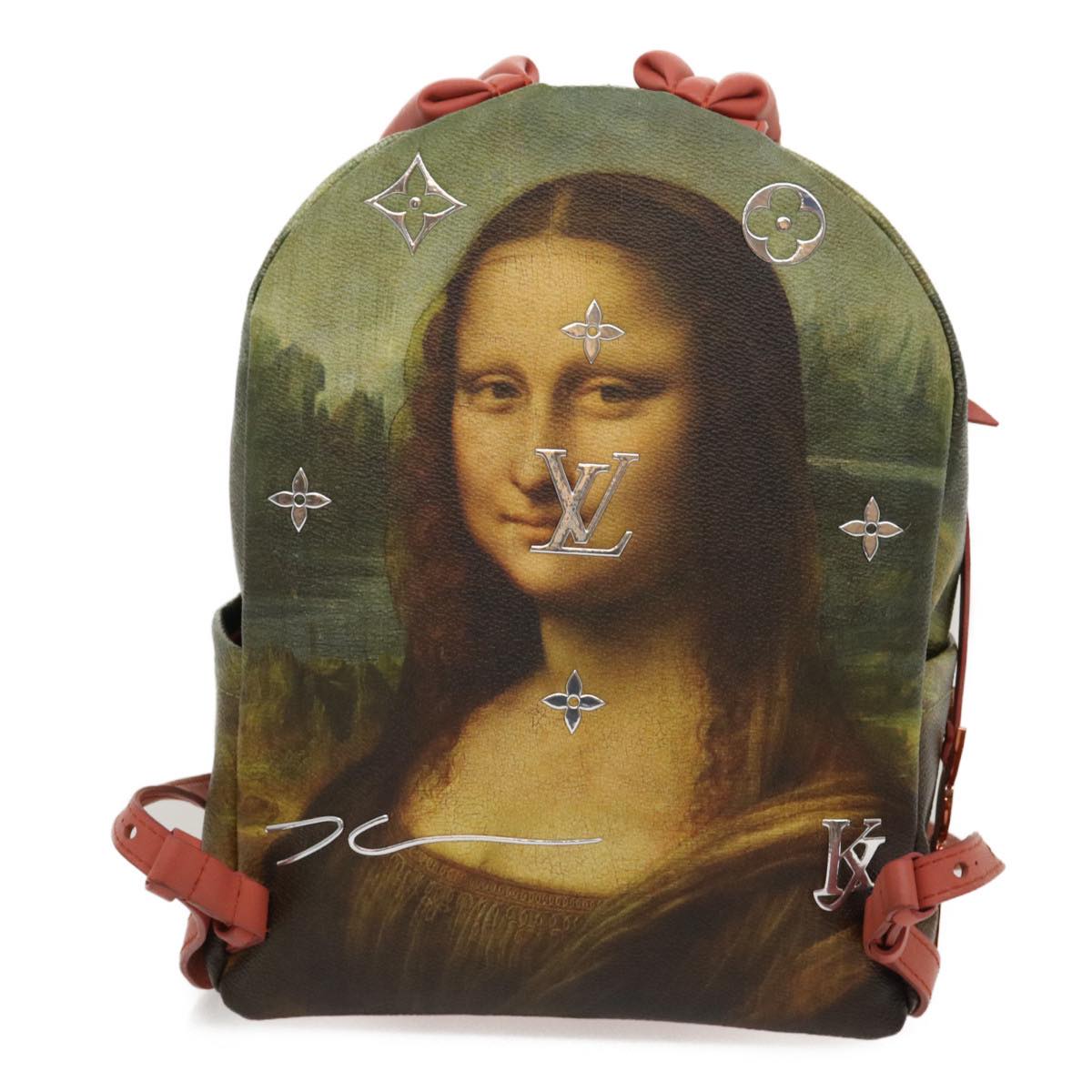 LOUIS VUITTON Masters Collection DaVinci PalmSprings Backpack M43375 Auth 67487SM