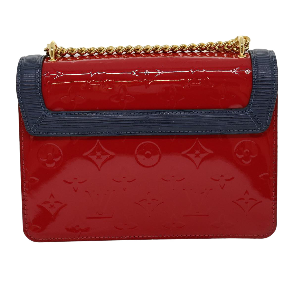 LOUIS VUITTON Vernis Wynwood Shoulder Bag Red scarlet M90517 LV Auth lt554SM