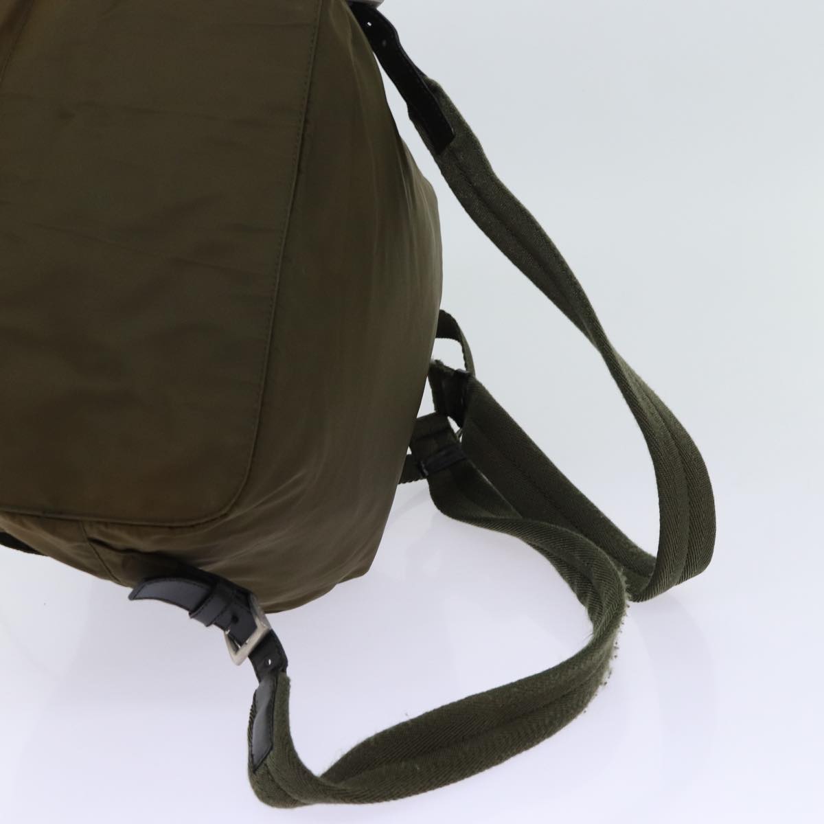 PRADA Backpack Nylon Khaki Auth mr019