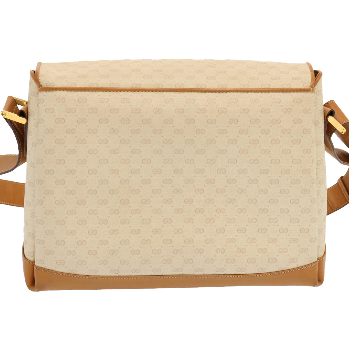 GUCCI Micro GG Supreme Shoulder Bag PVC Beige 001 101 0141 Auth mr026