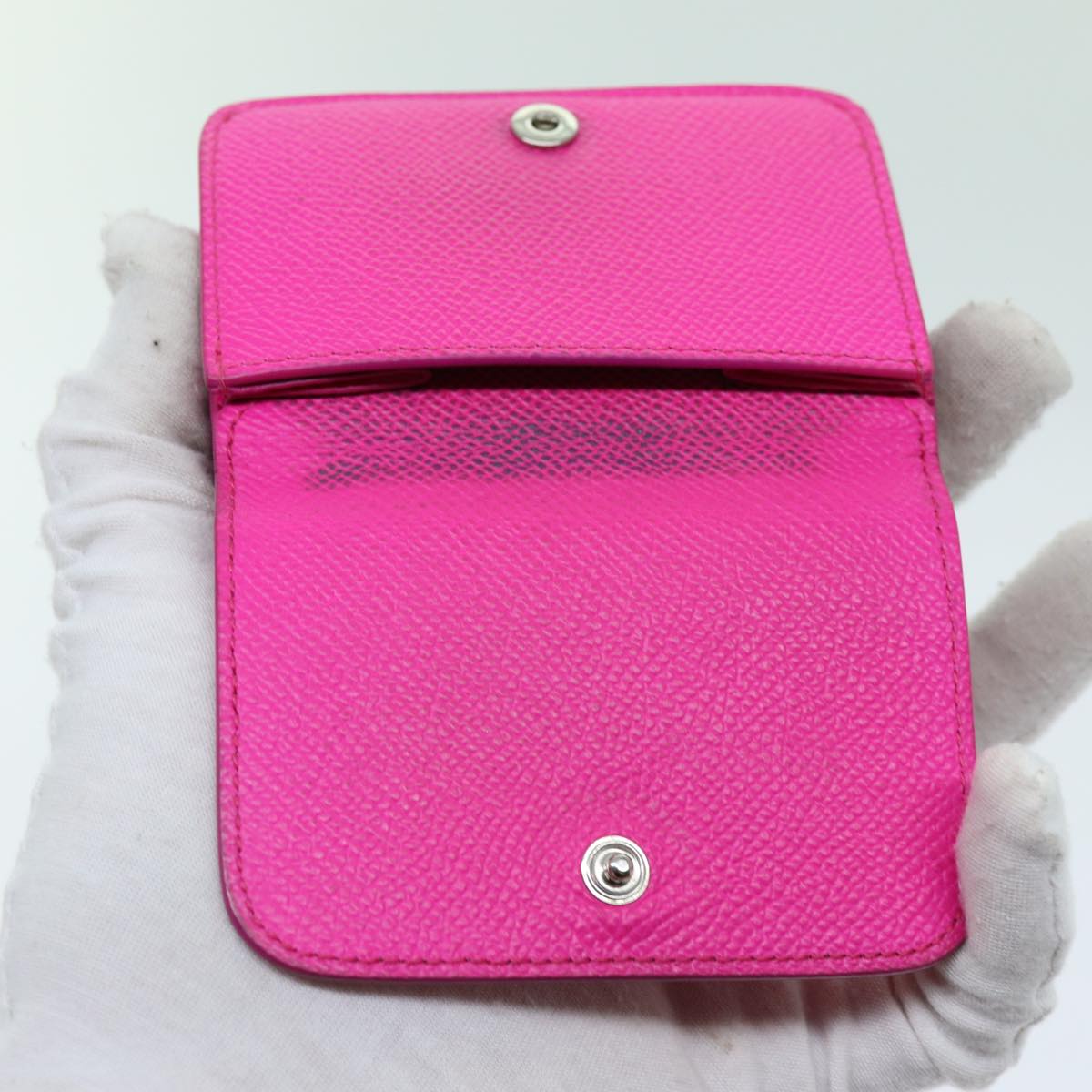 BALENCIAGA Wallet Leather Pink 593813 Auth mr046