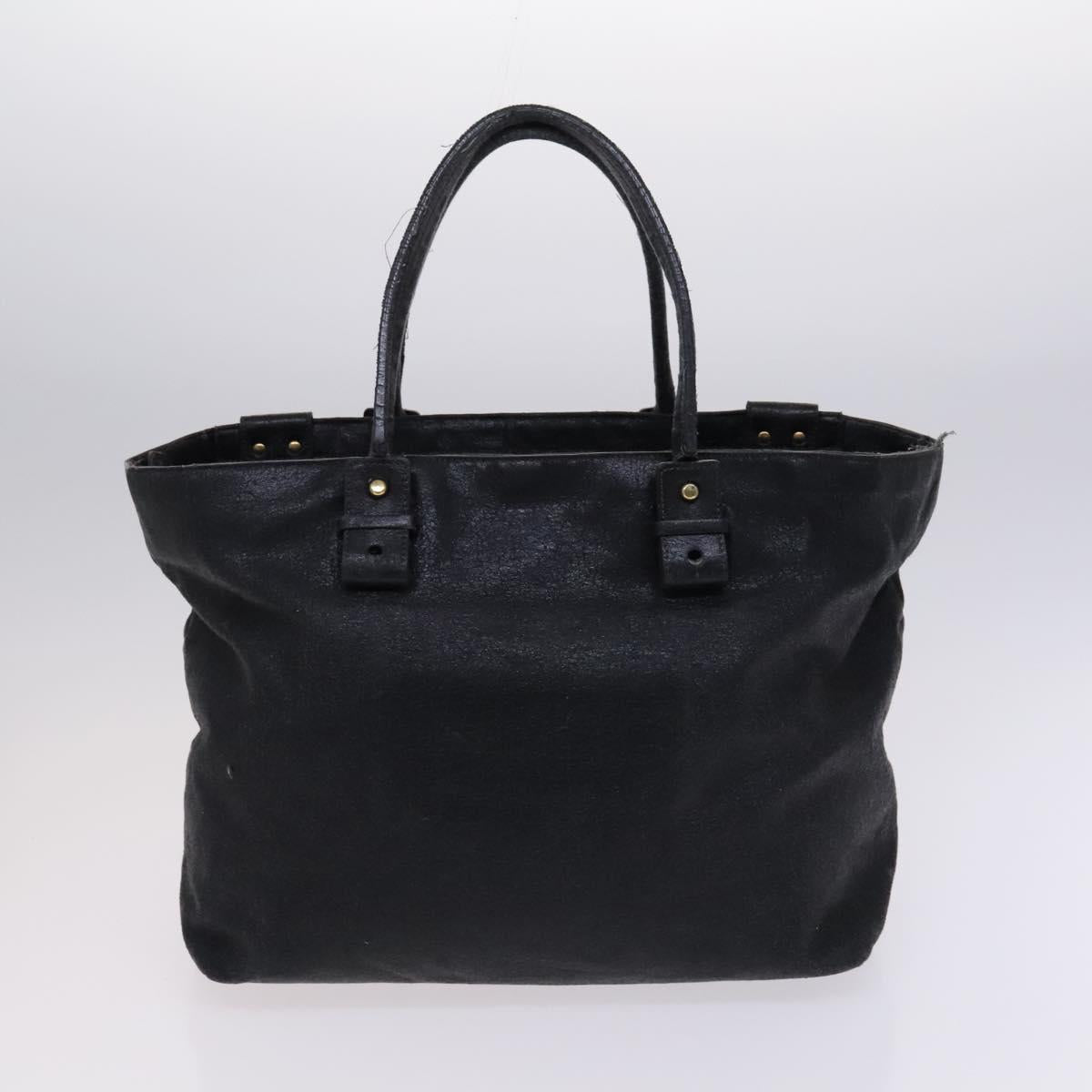 Chloe Hand Bag Leather 3Set Brown Black Auth mr1113