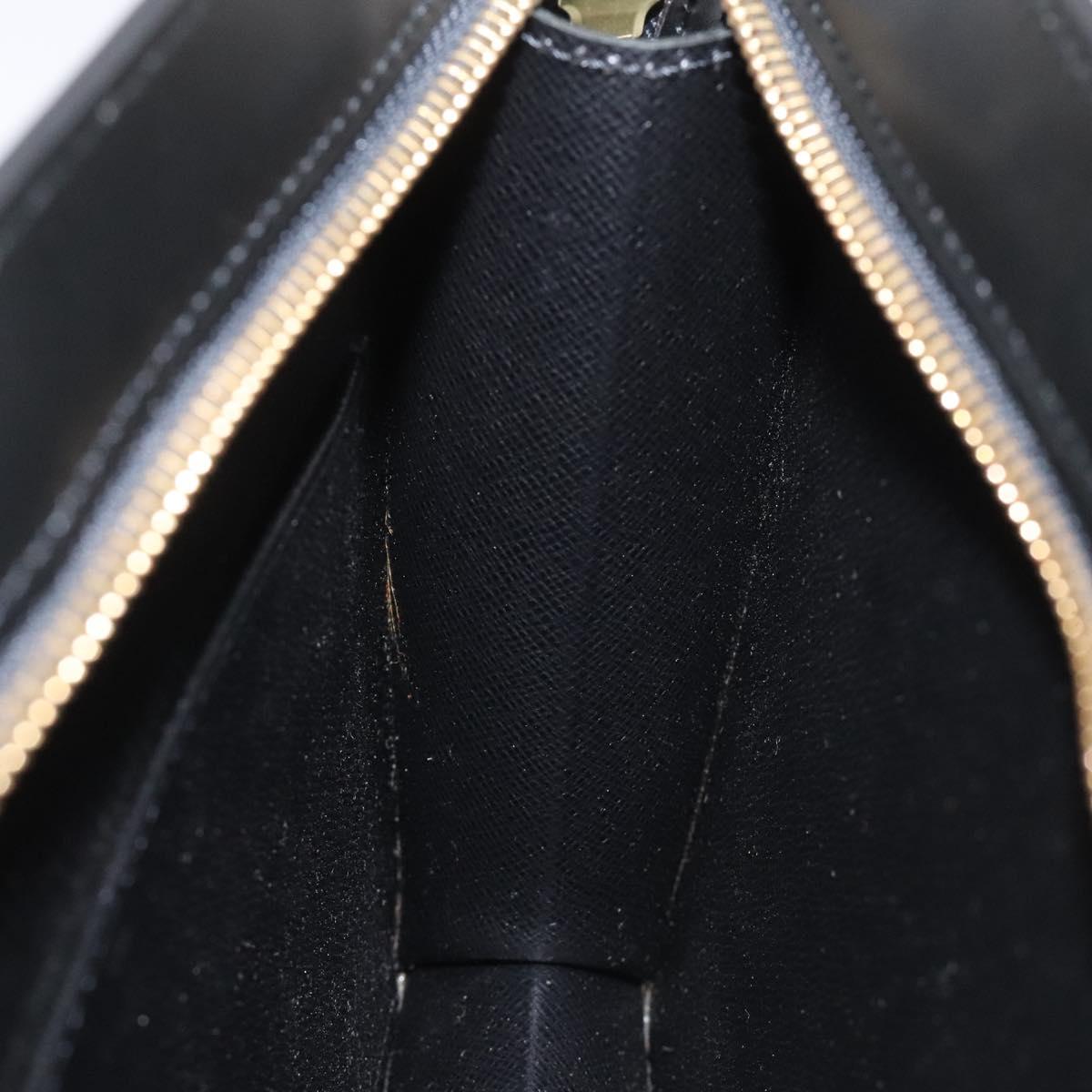 LOUIS VUITTON Epi Pochette Homme Clutch Bag Black Noir M52522 LV Auth mr1120