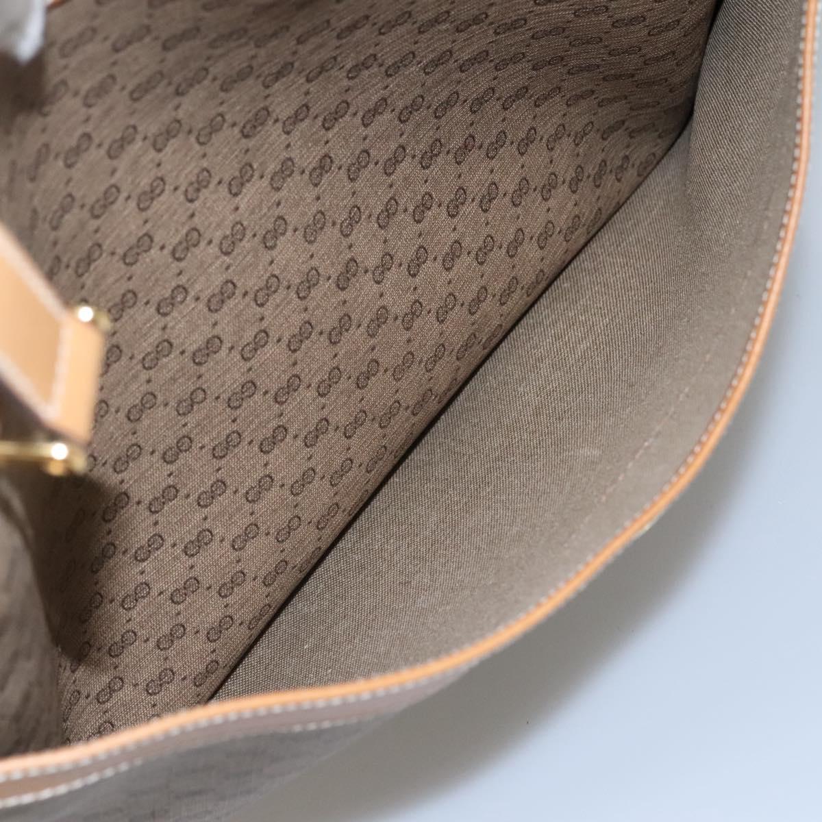GUCCI Micro GG Supreme Tote Bag PVC Beige Auth mr1148