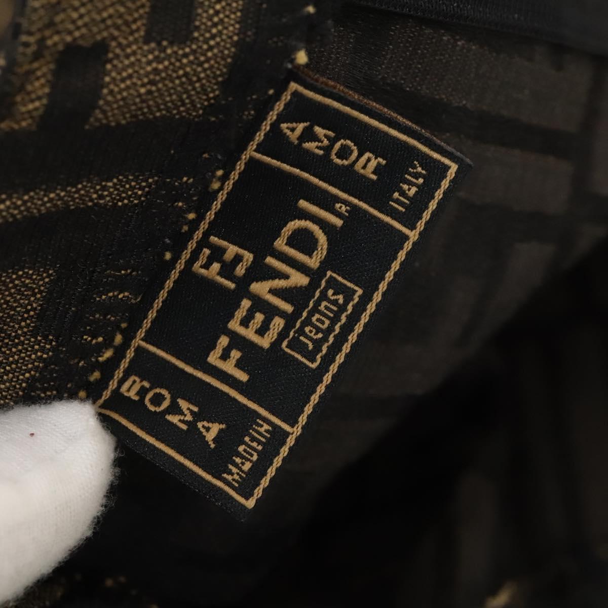 FENDI Zucca Canvas Tank Top Pants Setup Brown Auth mr1155