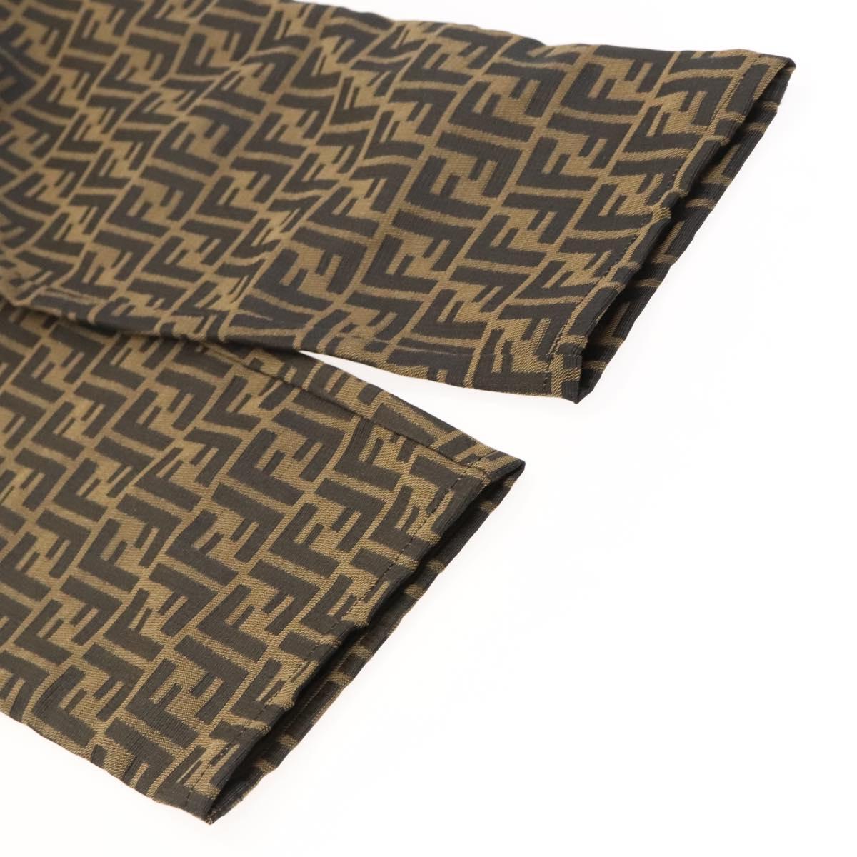 FENDI Zucca Canvas Tank Top Pants Setup Brown Auth mr1155
