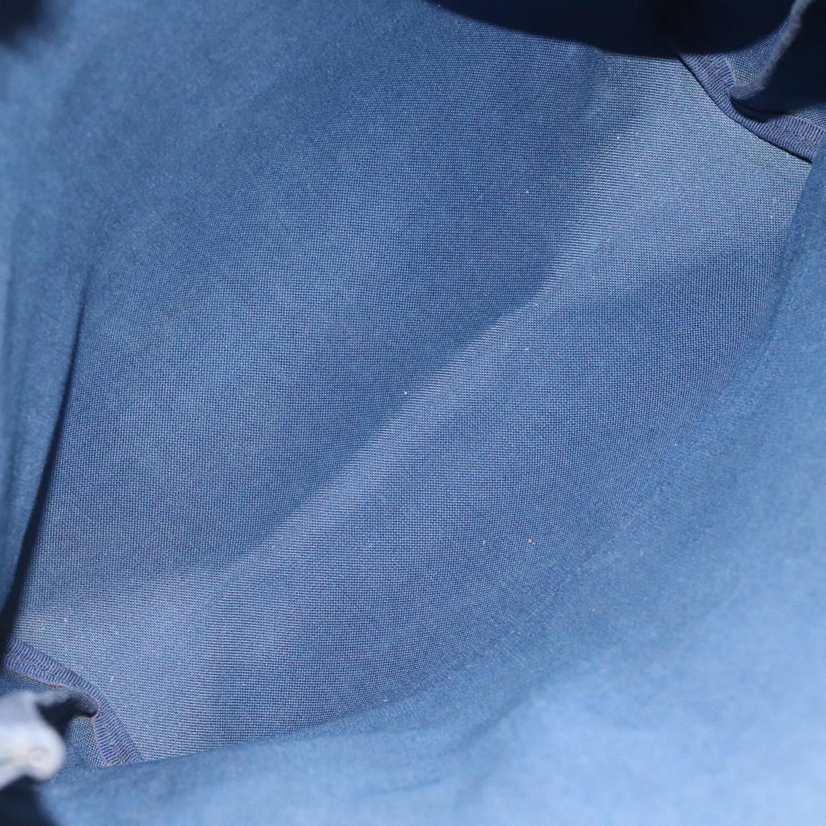 GUCCI GG Supreme Sherry Line Tote Bag PVC Navy 39 02 003 Auth mr1292