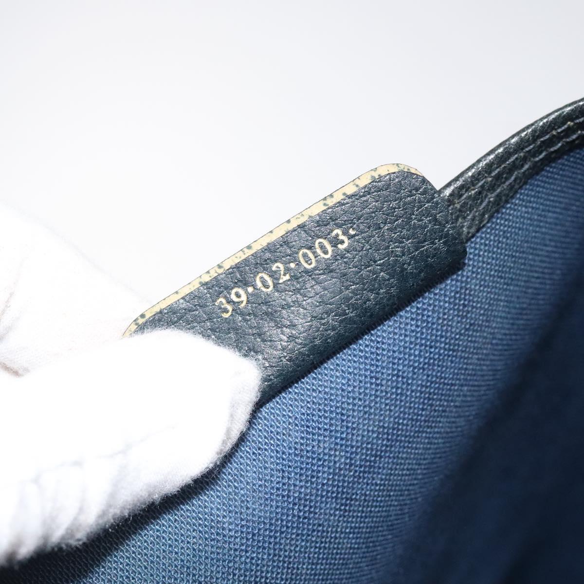 GUCCI GG Supreme Sherry Line Tote Bag PVC Navy 39 02 003 Auth mr1292