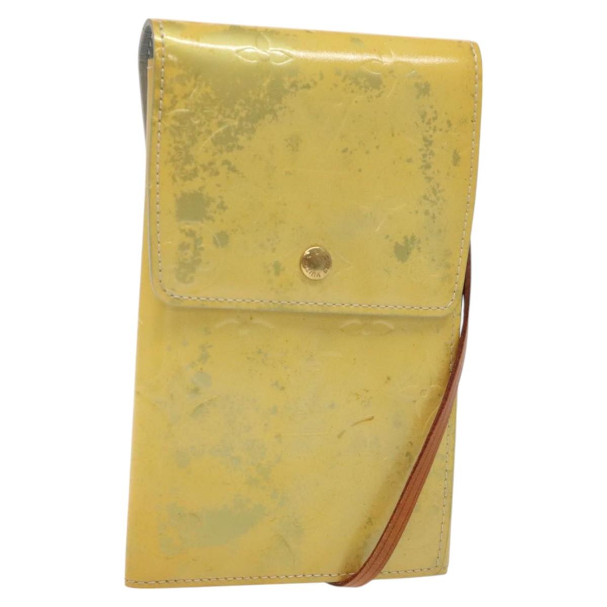 LOUIS VUITTON Monogram Vernis Walker Gris M91031 LV Auth mr1304