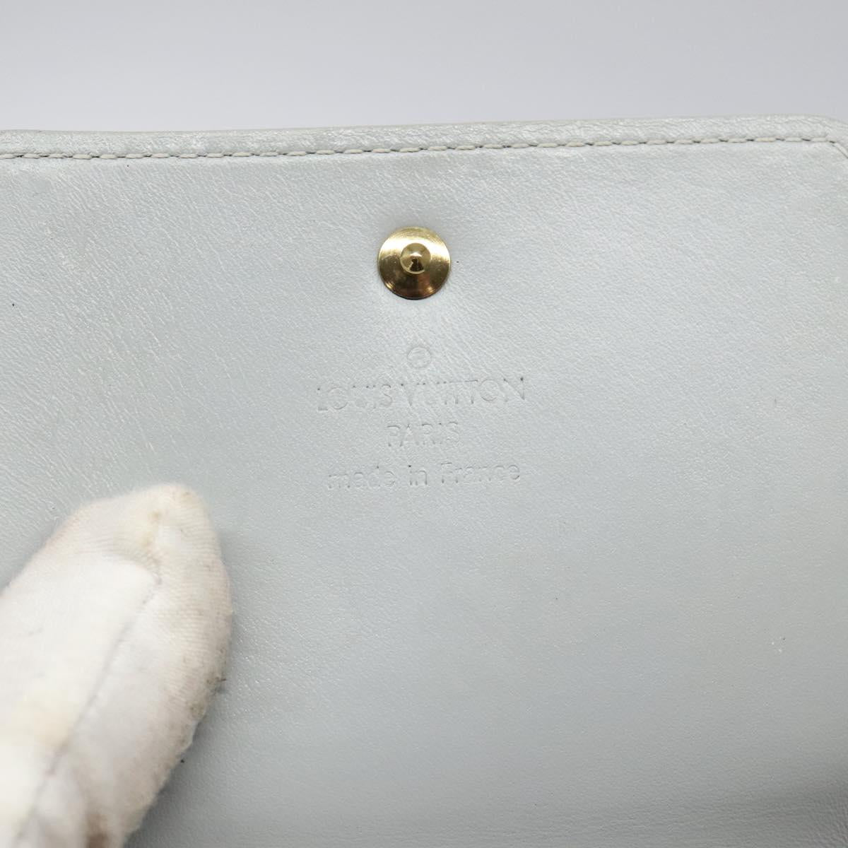 LOUIS VUITTON Monogram Vernis Walker Gris M91031 LV Auth mr1304