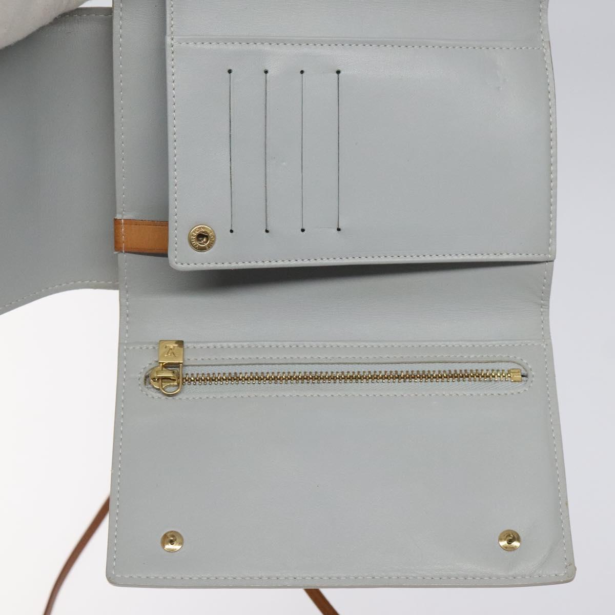 LOUIS VUITTON Monogram Vernis Walker Gris M91031 LV Auth mr1304