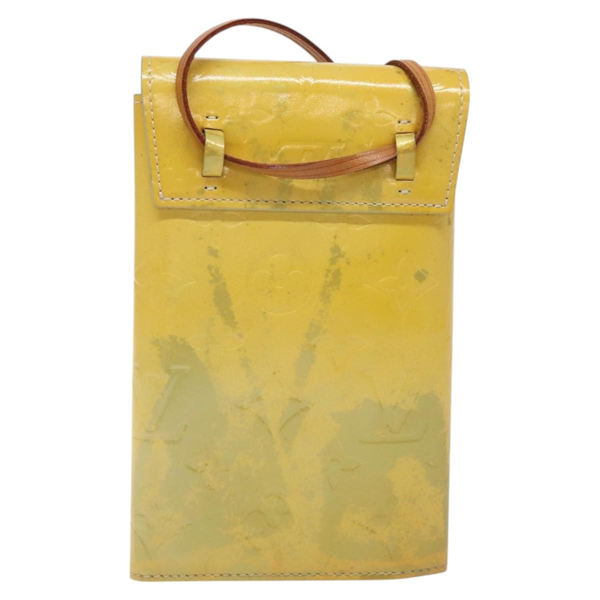 LOUIS VUITTON Monogram Vernis Walker Gris M91031 LV Auth mr1304