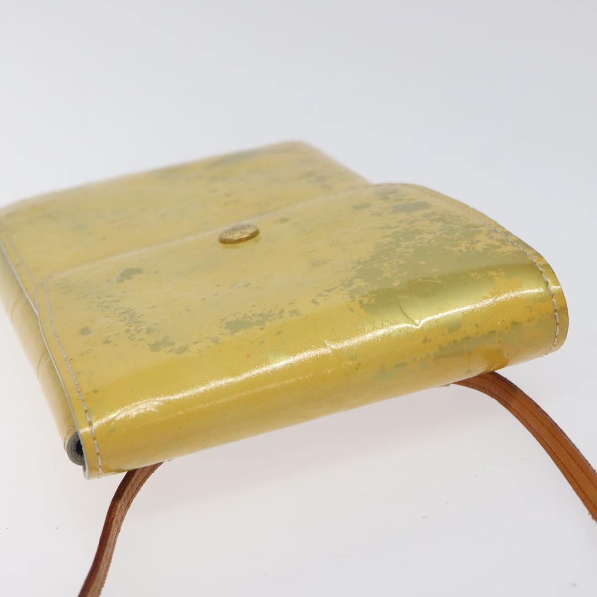 LOUIS VUITTON Monogram Vernis Walker Gris M91031 LV Auth mr1304