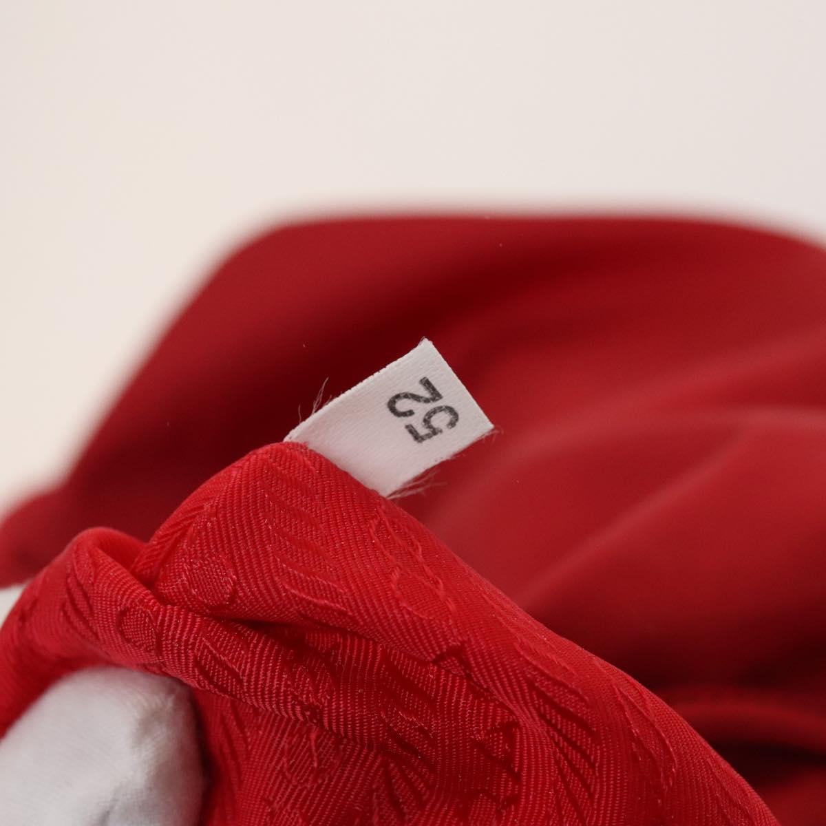 PRADA Backpack Nylon Red Silver Auth mr1309