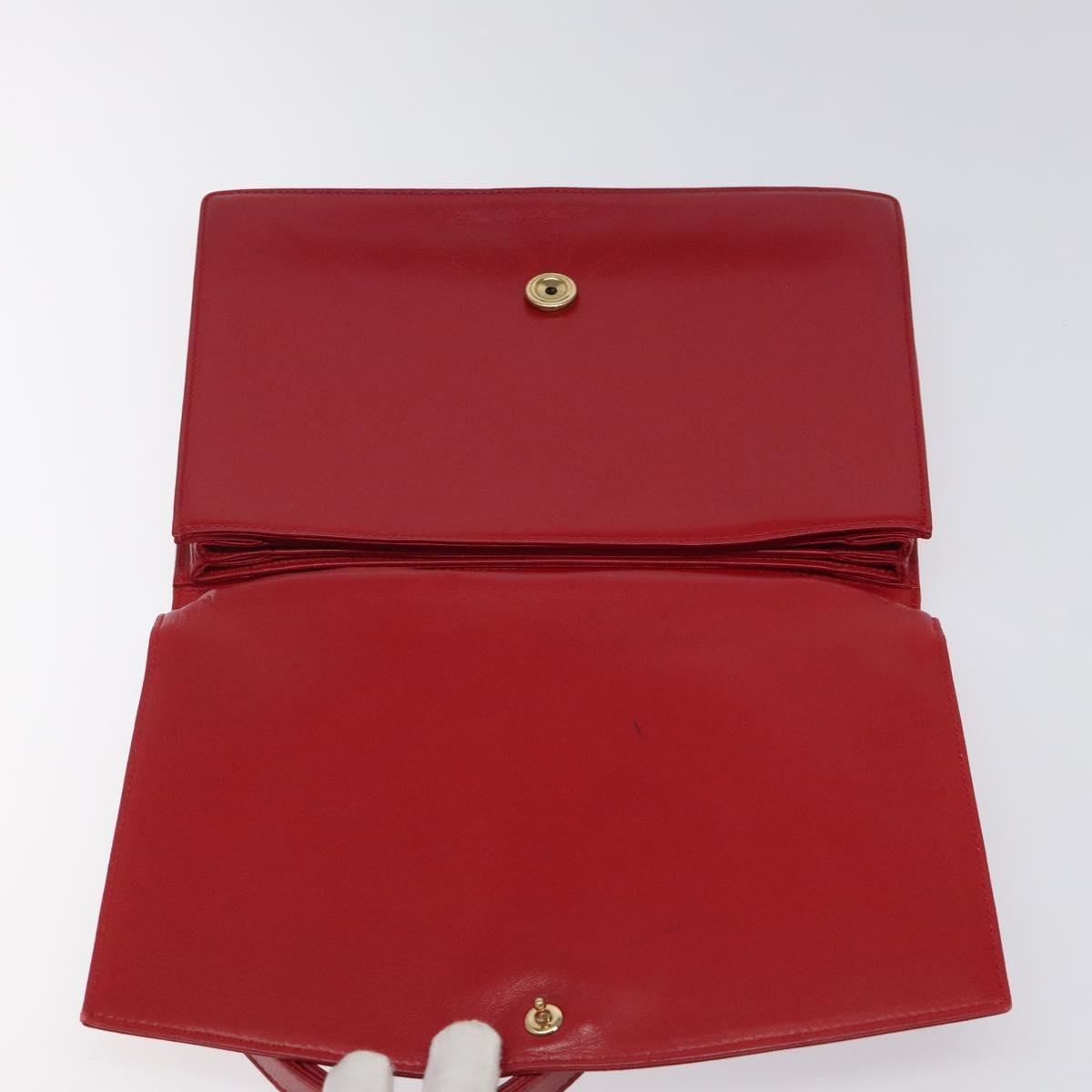 LOUIS VUITTON Opera line Delph Shoulder Bag Red M63937 LV Auth mr1310