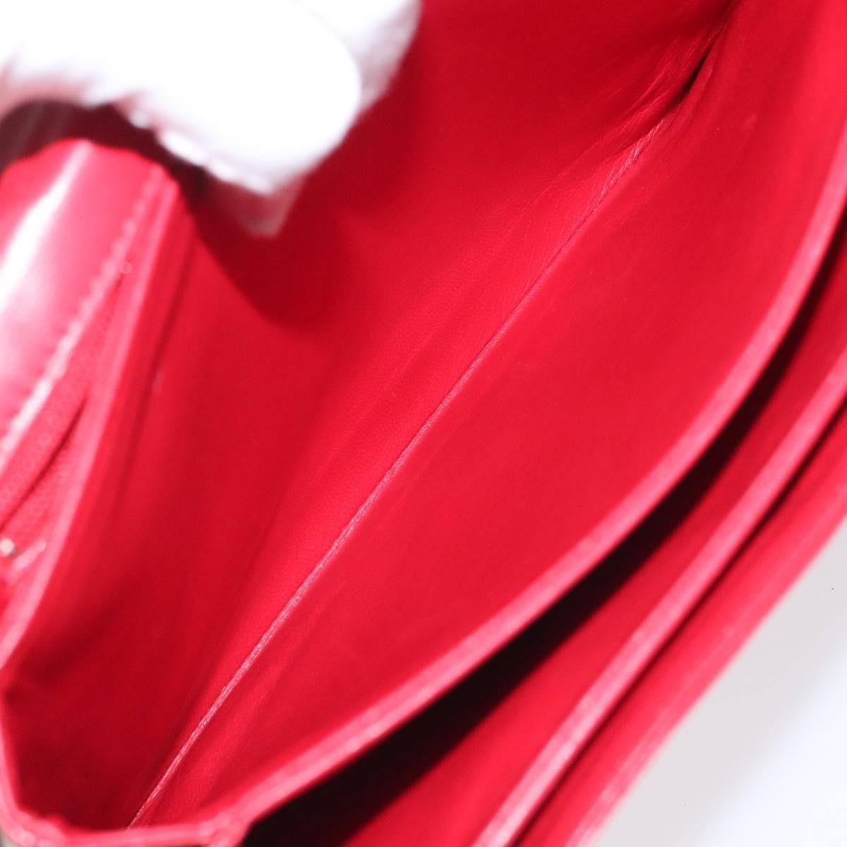 LOUIS VUITTON Opera line Delph Shoulder Bag Red M63937 LV Auth mr1310